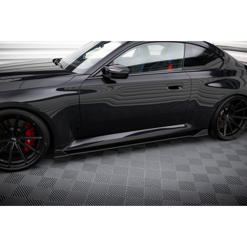 Diffusori minigonne street pro V.2 BMW M2 G87 (Cod. M-BMM2G87CNC-SD2B)