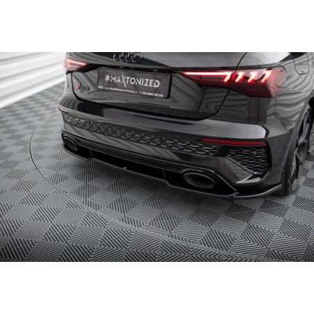 Splitter posteriore Audi RS3 Sportback 8Y (Cod. M-AU-RS3-8Y-RD1G)