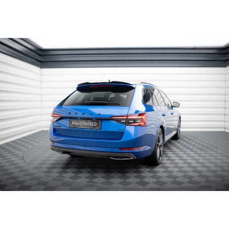Spoiler Cap Skoda Superb Sportline Combi Mk3 / Mk3 Facelift (Cod. M-SK-SU-3F-SL-K-CAP1G)