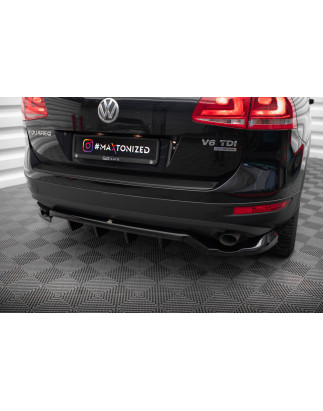 Splitter posteriore (con barre verticali) Volkswagen Touareg Mk2 (Cod. M-VW-TO-2-RD1G+RD2G)