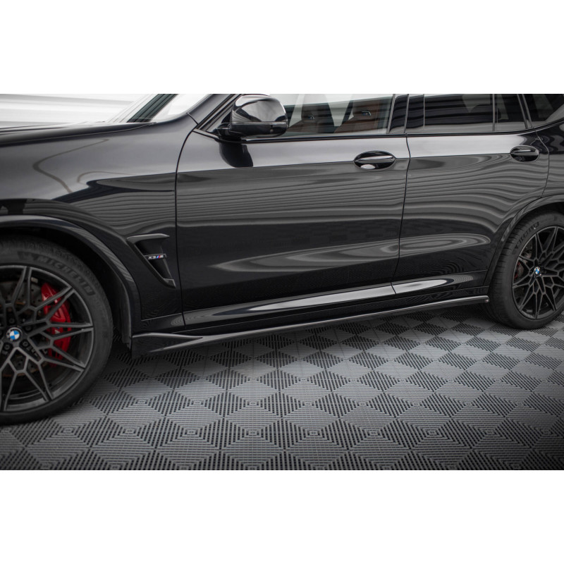 Diffusori minigonne BMW X3 M F97 / F97 Facelift (Cod. M-BM-X3M-F97F-SD1G)