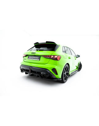 Spoiler Cap 3D Audi RS3 / S3 / A3 S-Line Sportback 8Y (Cod. M-AU-A3-8Y-SLINE-CAP3D1G)