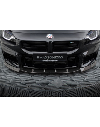 Splitter anteriore in carbonio  V.2 BMW M2 G87 (Cod. M-CF-BM-M2-G87-FD3-245-P)