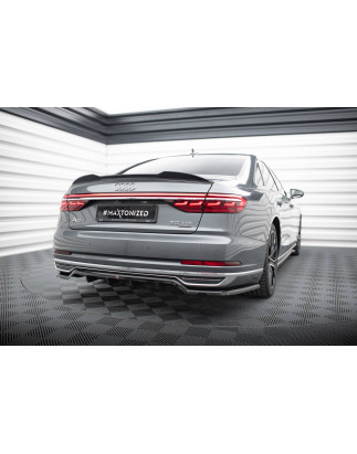Splitter posteriore (con barre verticali) Audi A8 D5 (Cod. M-AU-A8-D5-RD1G+RD2G)