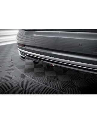 Splitter posteriore (con barre verticali) Audi A8 D5 (Cod. M-AU-A8-D5-RD1G+RD2G)