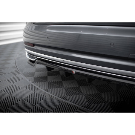 Splitter posteriore (con barre verticali) Audi A8 D5 (Cod. M-AU-A8-D5-RD1G+RD2G)