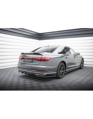 Splitter posteriore (con barre verticali) Audi A8 D5 (Cod. M-AU-A8-D5-RD1G+RD2G)