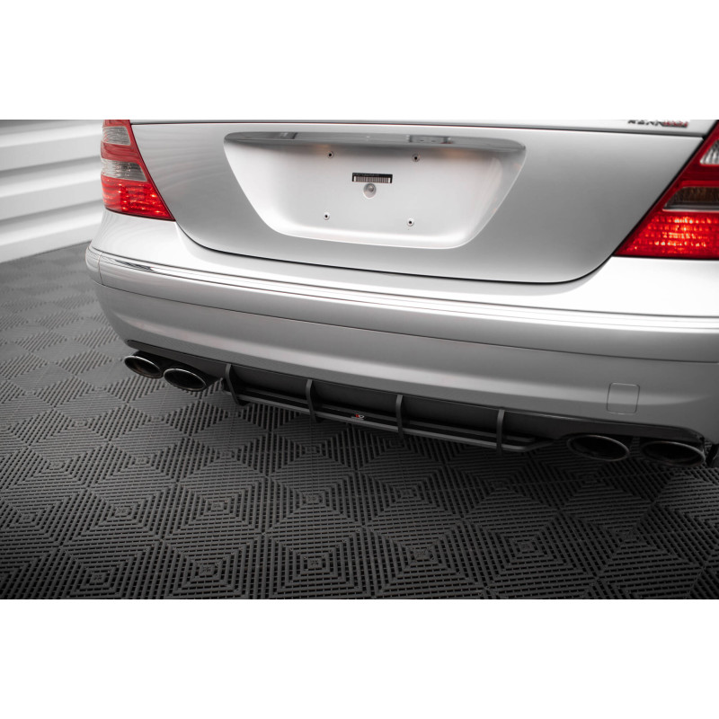 DIFFUSORE POSTERIORE street pro Mercedes-Benz E 55 AMG W211 (Cod. M-MEE211AMGCNC-RS1B)