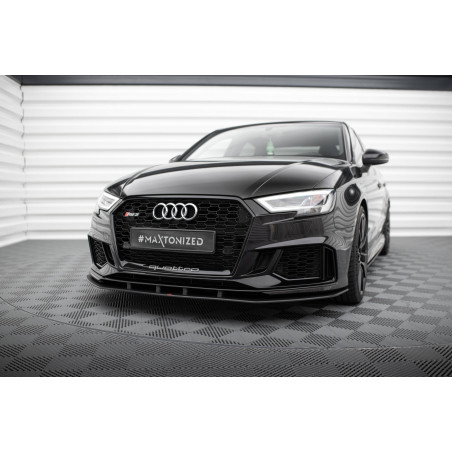 SPLITTER ANTERIORE street pro Audi RS3 berlina 8V Facelift (Cod. M-AURS38VFSCNC-FD1B)