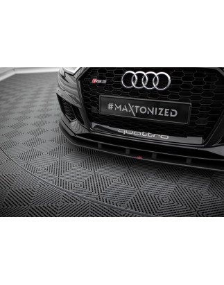 SPLITTER ANTERIORE street pro Audi RS3 berlina 8V Facelift (Cod. M-AURS38VFSCNC-FD1B)