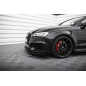 SPLITTER ANTERIORE street pro V.1 + Flaps Audi RS3 berlina 8V Facelift (Cod. M-AURS38VFSCNC-FD1B+FSF