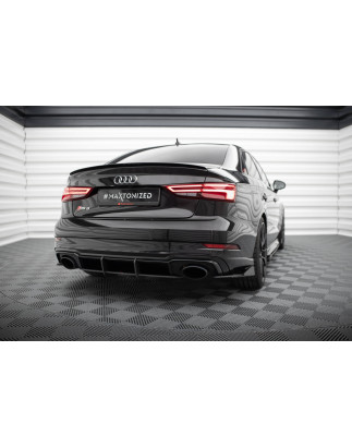 DIFFUSORE POSTERIORE street pro V.1 Audi RS3 berlina 8V Facelift (Cod. M-AURS38VFSCNC-RS1B)