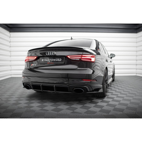 DIFFUSORE POSTERIORE street pro V.1 Audi RS3 berlina 8V Facelift (Cod. M-AURS38VFSCNC-RS1B)