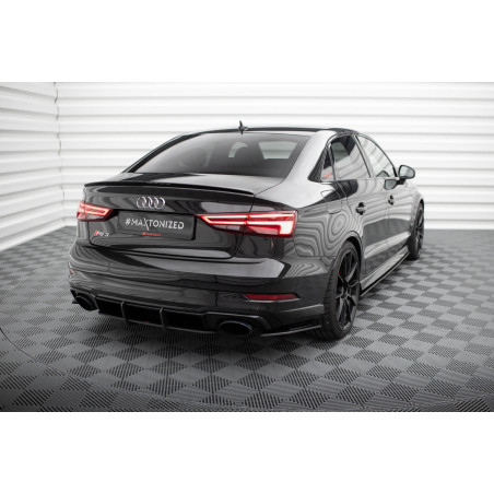 Splitters posteriori laterali Street Pro Audi RS3 berlina 8V Facelift (Cod. M-AURS38VFSCNC-RSD1B)
