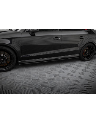 Diffusori minigonne street pro Audi RS3 berlina 8V Facelift (Cod. M-AURS38VFSCNC-SD1B)