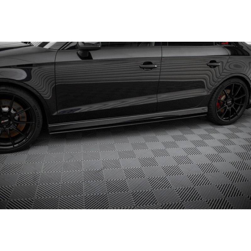 Diffusori minigonne street pro Audi RS3 berlina 8V Facelift (Cod. M-AURS38VFSCNC-SD1B)