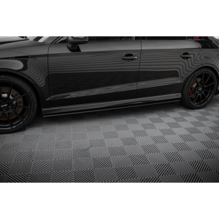 Diffusori minigonne street pro Audi RS3 berlina 8V Facelift (Cod. M-AURS38VFSCNC-SD1B)