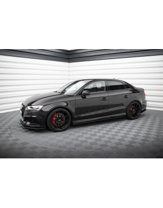 Diffusori minigonne street pro Audi RS3 berlina 8V Facelift (Cod. M-AURS38VFSCNC-SD1B)