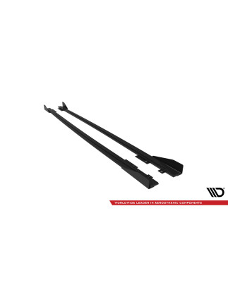Diffusori minigonne street pro V.1 + Flaps Audi RS3 berlina 8V Facelift (Cod. M-AURS38VFSCNC-SD1B+SF