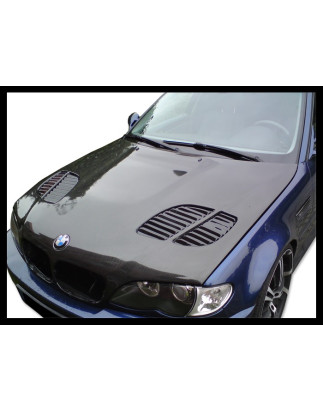 Cofano Carbonio BMW E46 '02-06 4P. Look M3 GTR C/T (Cod. E-TCB6120)