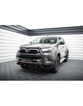 SPLITTER ANTERIORE Toyota Hilux Invincible Mk8 Facelift (Cod. M-TO-HI-8-INV-FD1G+FD1RG)
