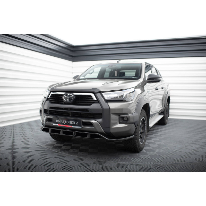 SPLITTER ANTERIORE Toyota Hilux Invincible Mk8 Facelift (Cod. M-TO-HI-8-INV-FD1G+FD1RG)