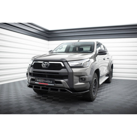 SPLITTER ANTERIORE Toyota Hilux Invincible Mk8 Facelift (Cod. M-TO-HI-8-INV-FD1G+FD1RG)