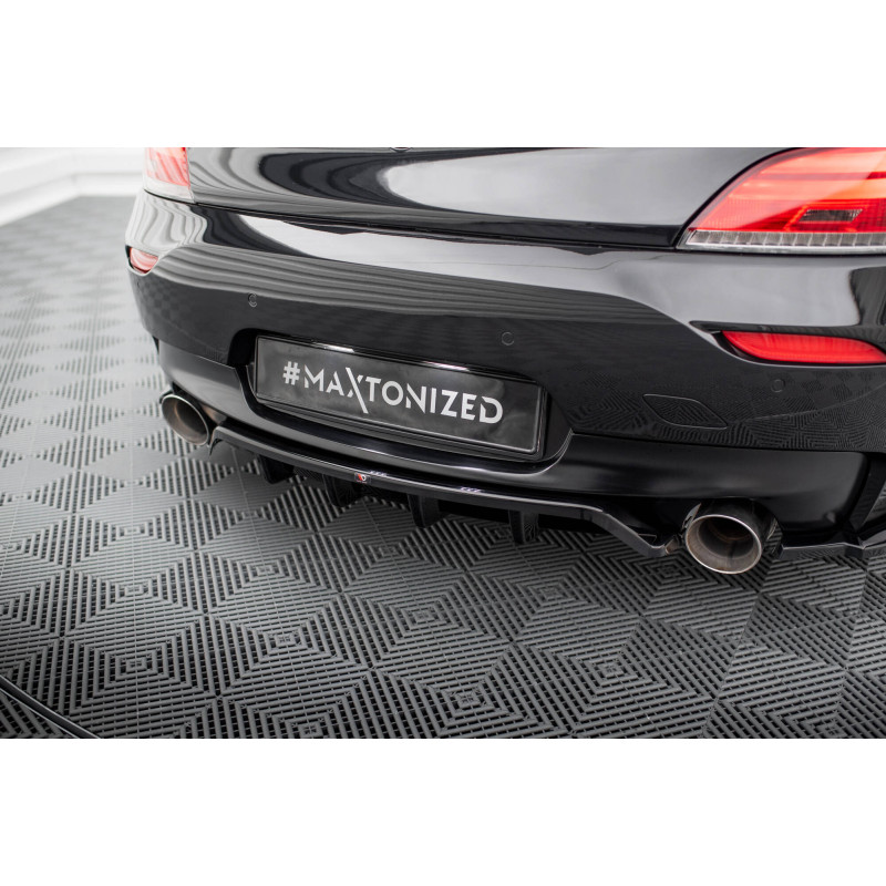 Splitter posteriore (con barre verticali) BMW Z4 M-Pack E89 Facelift (Cod. M-BM-Z4-89F-MPACK-RD1G+RD