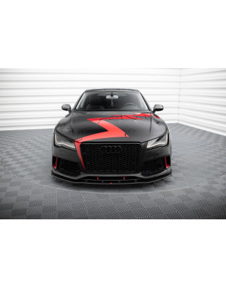 SPLITTER ANTERIORE street pro Audi A7 RS7 Look C7 (Cod. M-AUA7C7RS7LOOKCNC-FD1B)