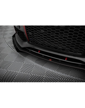 SPLITTER ANTERIORE street pro + Flaps Audi A7 RS7 Look C7 (Cod. M-AUA7C7RS7LOOKCNC-FD1B+FSF1G)