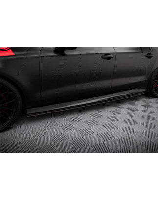 Diffusori minigonne street pro Audi A7 RS7 Look C7 (Cod. M-AUA7C7RS7LOOKCNC-SD1B)