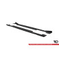Diffusori minigonne street pro + Flaps Audi A7 RS7 Look C7 (Cod. M-AUA7C7RS7LOOKCNC-SD1B+SF1G)