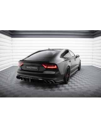 Splitters posteriori laterali Street Pro Audi A7 S-Line C7 (Cod. M-AUA7C7RS7SLINECNC-RSD1B)