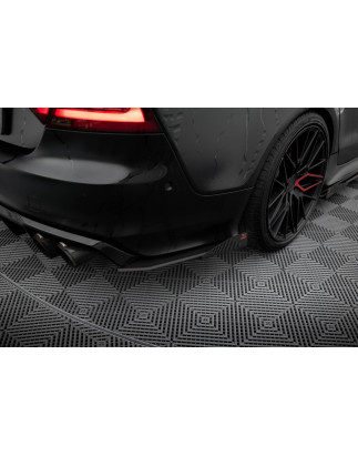 Splitters posteriori laterali Street Pro + Flaps Audi A7 S-Line C7 (Cod. M-AUA7C7RS7SLINECNC-RSD1B+R