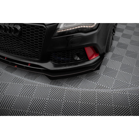Flaps anteriori Audi A7 RS7 Look C7 (Cod. M-AUA7C7RS7LOOKCNC-FSF1G)