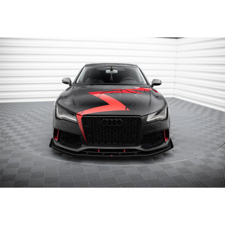 Flaps anteriori Audi A7 RS7 Look C7 (Cod. M-AUA7C7RS7LOOKCNC-FSF1G)
