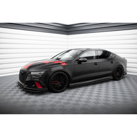 Flaps laterali Audi A7 RS7 Look C7 (Cod. M-AUA7C7RS7LOOKCNC-SF1G)