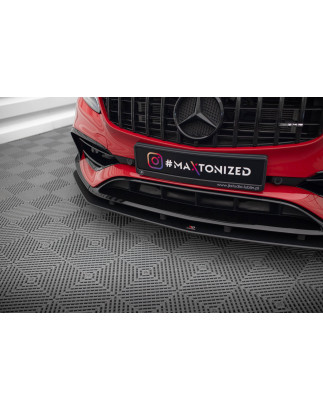 SPLITTER ANTERIORE street pro Mercedes-Benz A 45 AMG Aero W176 Facelift (Cod. M-MEA176FAEROCNC-FD1B)