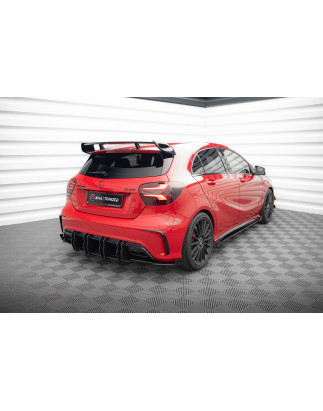 Splitters posteriori laterali Street Pro + Flaps Mercedes-Benz A 45 AMG W176 Facelift (Cod. M-MEA176