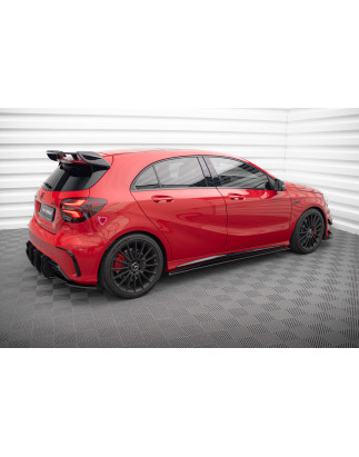 Diffusori minigonne street pro Mercedes-Benz A 45 AMG W176 Facelift (Cod. M-MEA176FAEROCNC-SD1B)