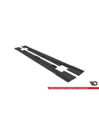 Diffusori minigonne street pro Mercedes-Benz A 45 AMG W176 Facelift (Cod. M-MEA176FAEROCNC-SD1B)