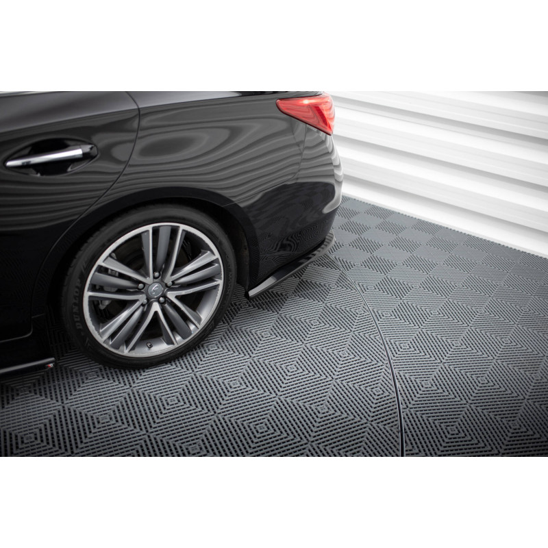 Splitters posteriori laterali V.2 Infiniti Q50 S Mk1 (Cod. M-IN-Q50S-1-RSD2G)