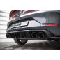 Sottoparaurti posteriore + scarico Ends Imitation Seat Leon FR  Mk4 (Cod. M-SE-LE-4-FR-RS1G+BLACK)