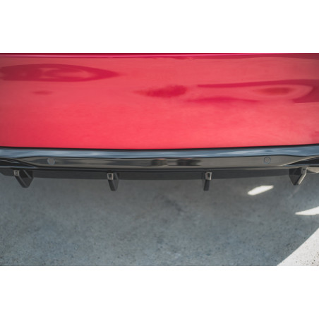 Sottoparaurti posteriore + scarico Ends Imitation Peugeot 308 GT Mk2 Facelift (Cod. M-PE-308-2F-GT-R