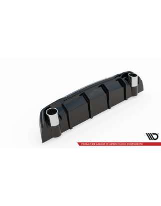 Sottoparaurti posteriore + scarico Ends Imitation Peugeot 308 GT Mk2 Facelift (Cod. M-PE-308-2F-GT-R