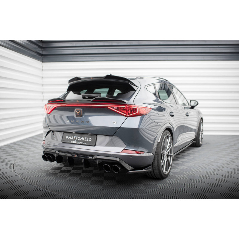 Sottoparaurti posteriore V.3 + scarico Ends Imitation Cupra Formentor Mk1 (Cod. M-CU-FO-1-RS3G+RS3RG