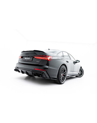 Sottoparaurti posteriore + scarico Ends Imitation Audi A6 S-Line / S6 C8 / C8 Facelift (Cod. M-AU-A6