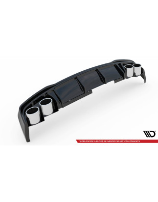 Sottoparaurti posteriore + scarico Ends Imitation Audi A6 S-Line / S6 C8 / C8 Facelift (Cod. M-AU-A6