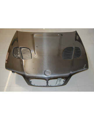 Cofano Carbonio BMW E46 '02-06 4P. Look M3 GTR C/T (Cod. E-TCB6120)