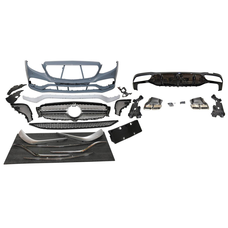 Kit Estetico Mercedes W213 4 porte / Estate 2016-2019 look AMG E63 (Cod. E-TCM01160117)